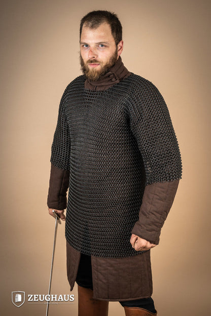 Chainmail Haubergeon Roundring 10mm Burnished - Which Mark