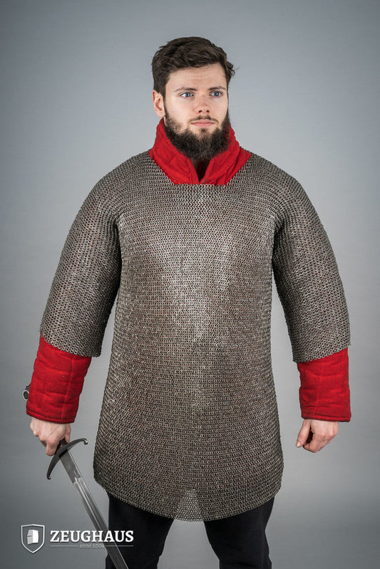Chainmail Haubergeon Flatring Riveted 6mm Steel Oiled - Which Mark