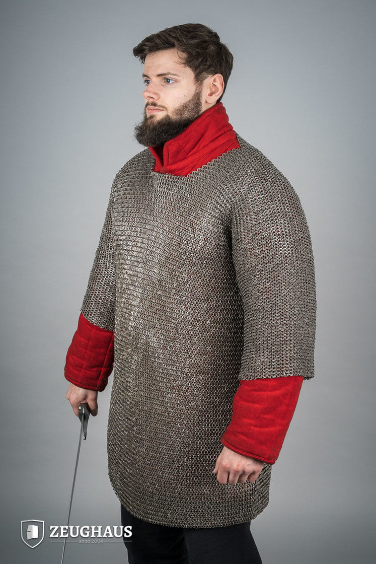 Chainmail Haubergeon Flatring Riveted 6mm Steel Oiled - Which Mark