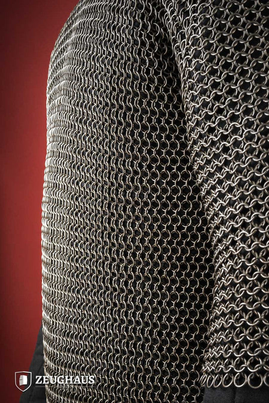 Chainmail Haubergeon Roundring 9mm Steel Oiled - Which Mark