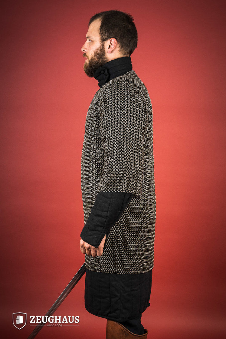 Chainmail Haubergeon Roundring 9mm Steel Oiled - Which Mark
