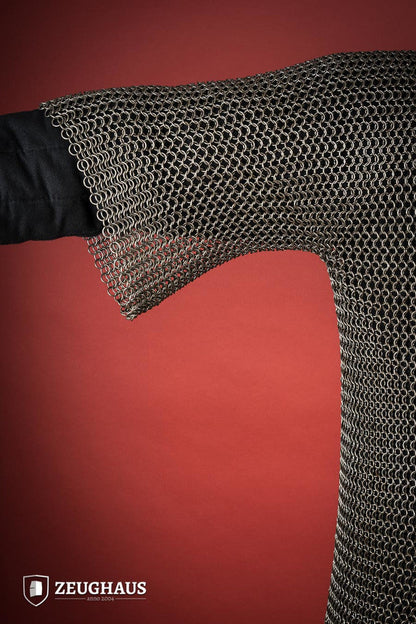 Chainmail Haubergeon Roundring 9mm Steel Oiled - Which Mark