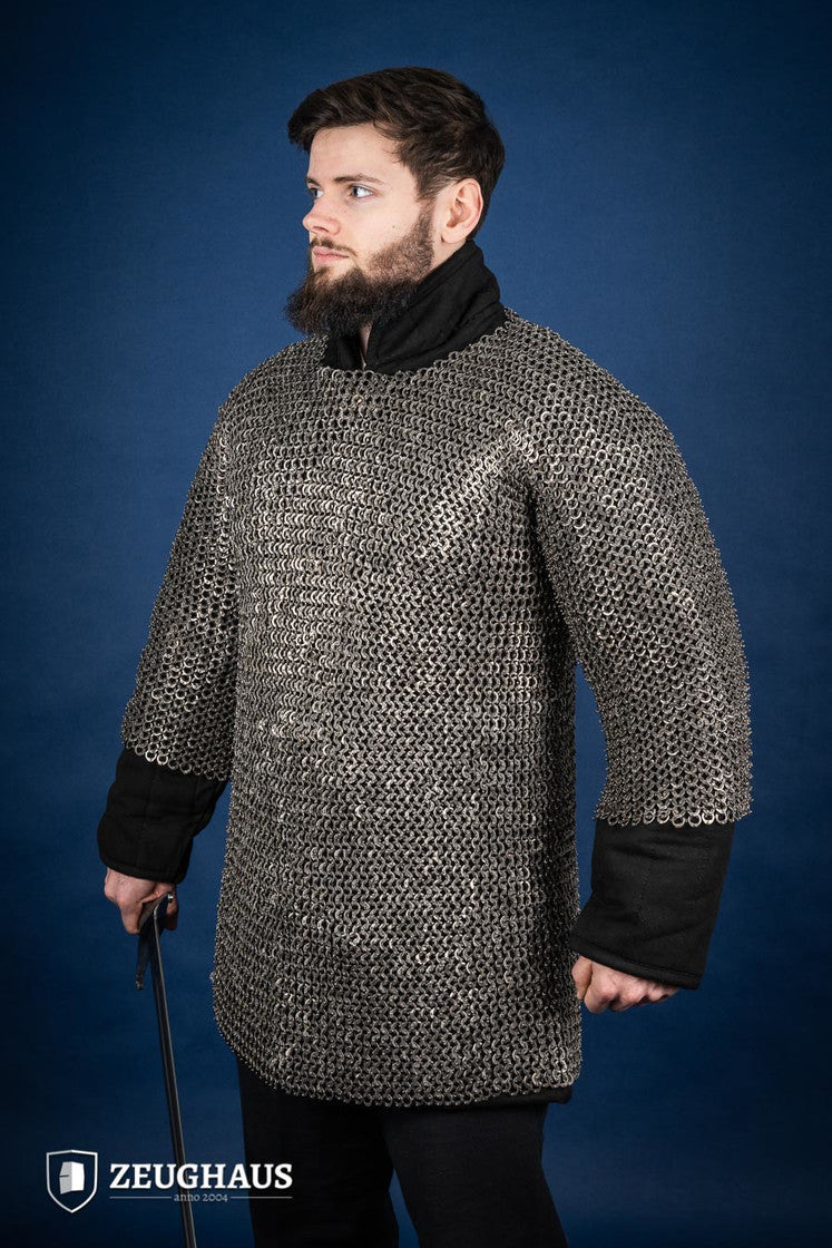 Chainmail Haubergeon Flatring Riveted 9mm Stainless Steel - Which Mark