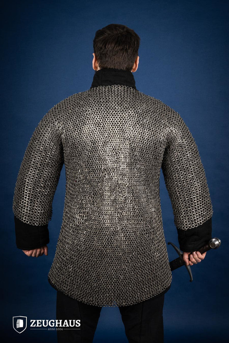 Chainmail Haubergeon Flatring Riveted 9mm Stainless Steel - Which Mark