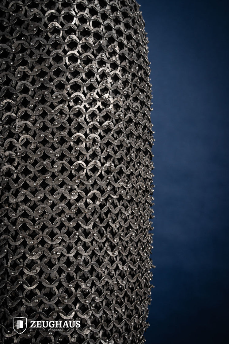 Chainmail Haubergeon Flatring Riveted 9mm Stainless Steel - Which Mark