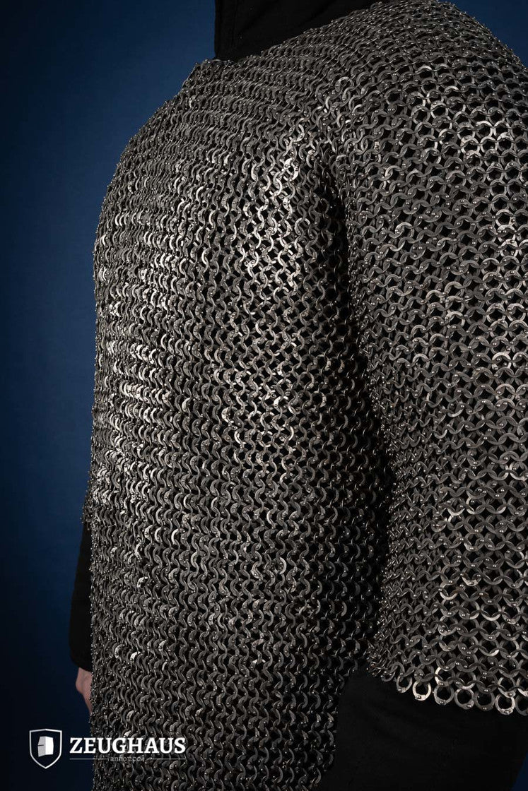 Chainmail Haubergeon Flatring Riveted 9mm Stainless Steel - Which Mark