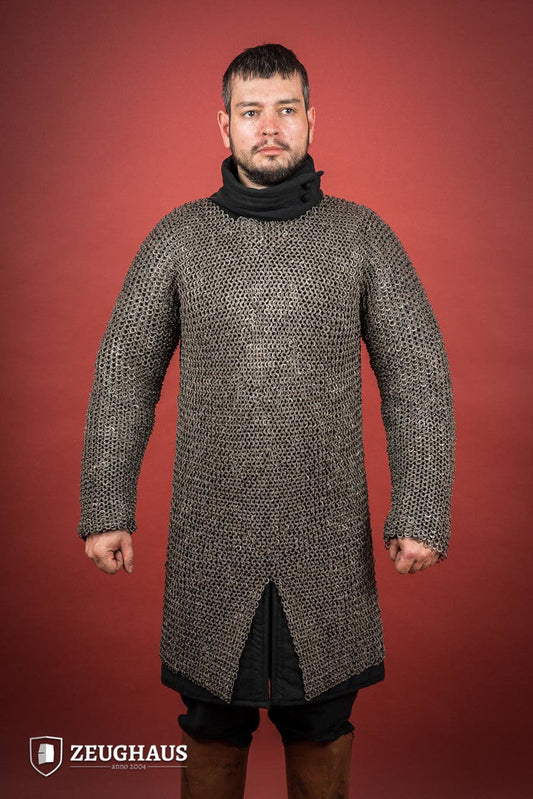 Chainmail Hauberk Flatring Riveted 9mm Stainless Steel - Which Mark