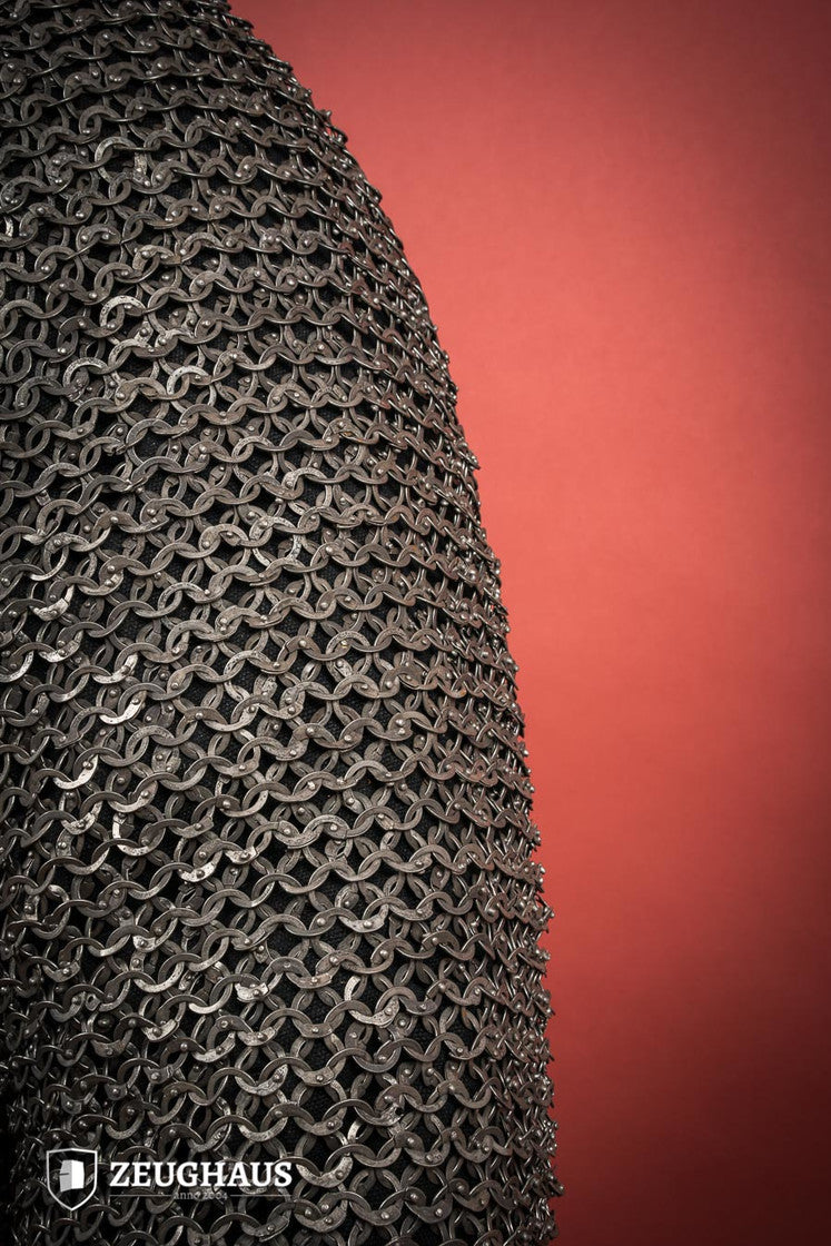 Chainmail Hauberk Flatring Riveted 9mm Stainless Steel - Which Mark