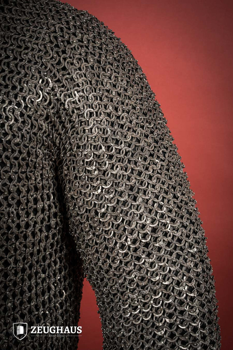 Chainmail Hauberk Flatring Riveted 9mm Stainless Steel - Which Mark
