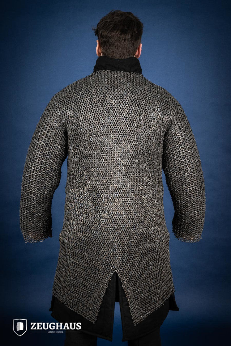 Chainmail Hauberk Flatring Riveted 9mm Titanium - Which Mark