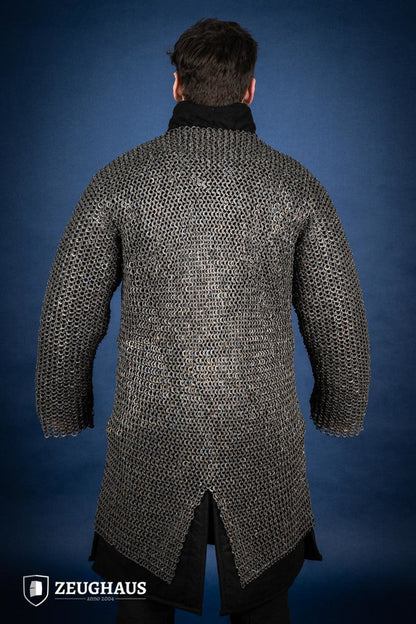 Chainmail Hauberk Flatring Riveted 9mm Titanium - Which Mark