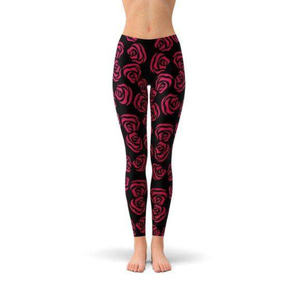 Red Roses Leggings - Which Mark