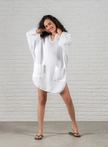 Organic Cotton Boho Surf Poncho - Which Mark