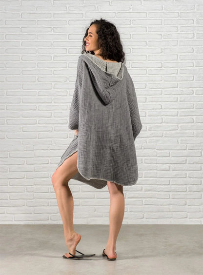 Organic Cotton Boho Surf Poncho - Which Mark