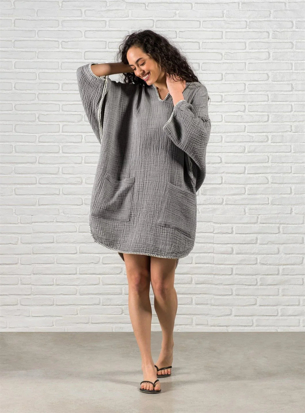 Organic Cotton Boho Surf Poncho - Which Mark