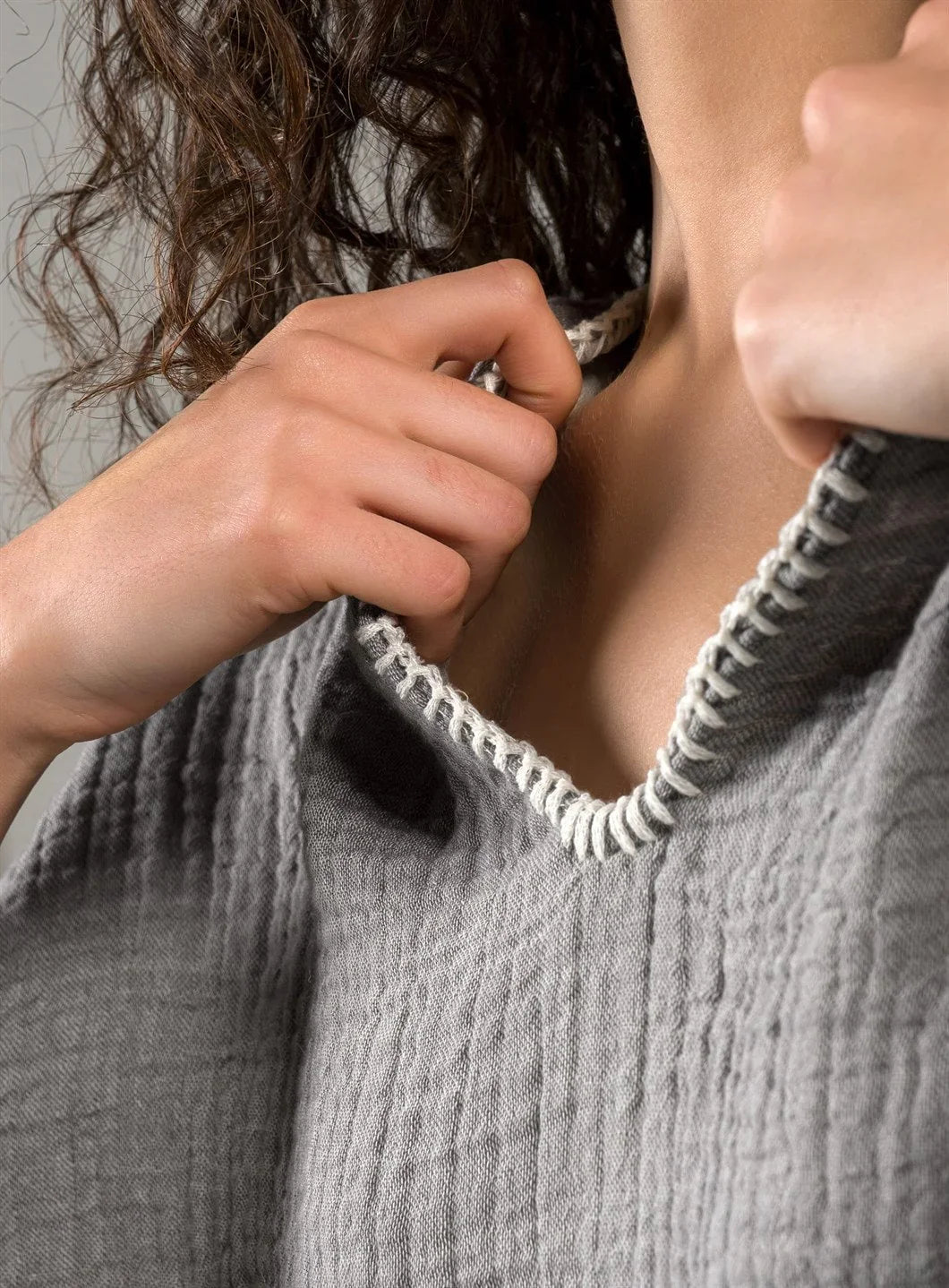 Organic Cotton Boho Surf Poncho - Which Mark