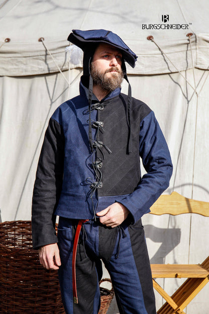 Landsknecht Jerkin Imperialis Blue/Black - Which Mark