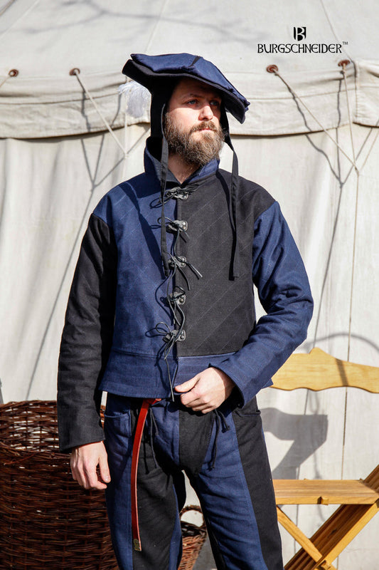 Landsknecht Jerkin Imperialis Blue/Black - Which Mark