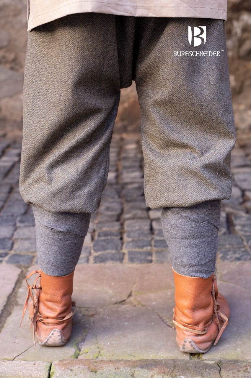 Rus Pants Ivar Herringbone Olive/Grey - Which Mark