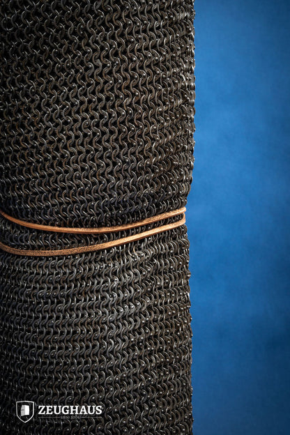 Chainmail Chausses Flatring Riveted 6mm Steel Oiled - Which Mark