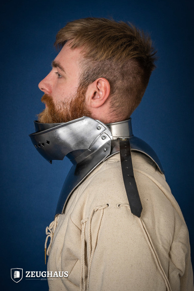 Gorget with Bevor 1,6 mm Polshed - Which Mark