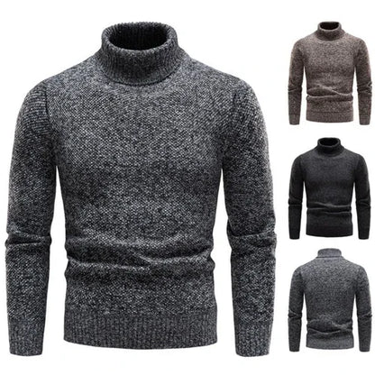 CoreLayer™ – Men’s Outer Turtleneck Knit Sweater - Which Mark