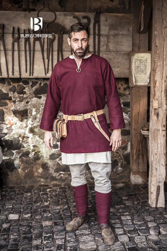 Wool Tunic Lodin Red - Which Mark