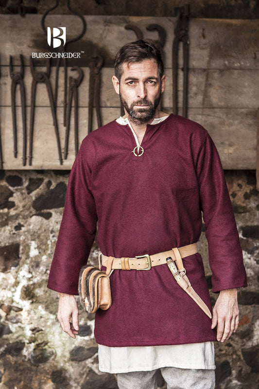 Wool Tunic Lodin Red - Which Mark
