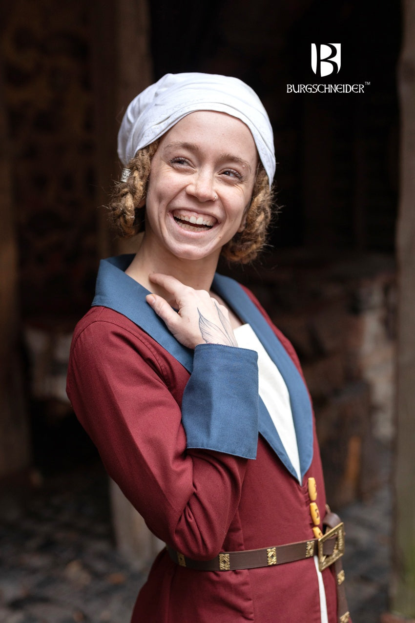 Over Dress Loretta Bordeaux/Woad Blue - Which Mark