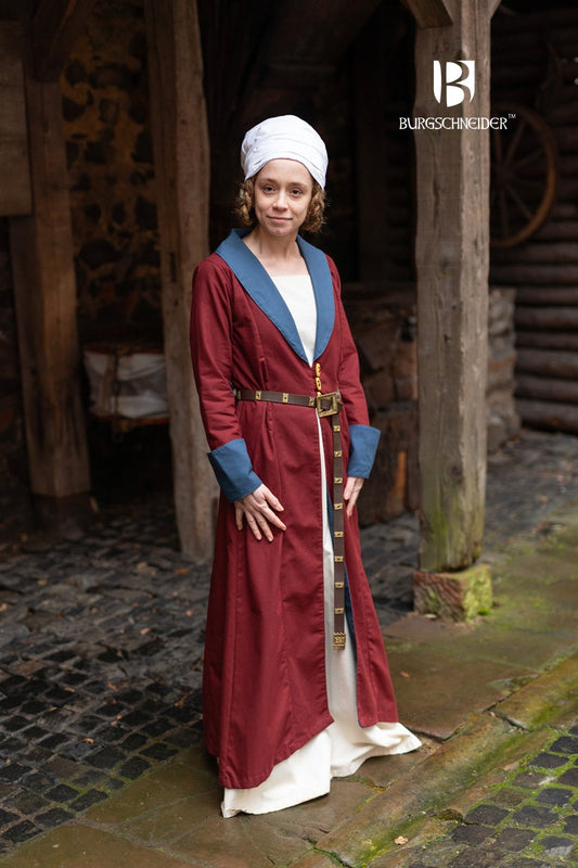 Over Dress Loretta Bordeaux/Woad Blue - Which Mark