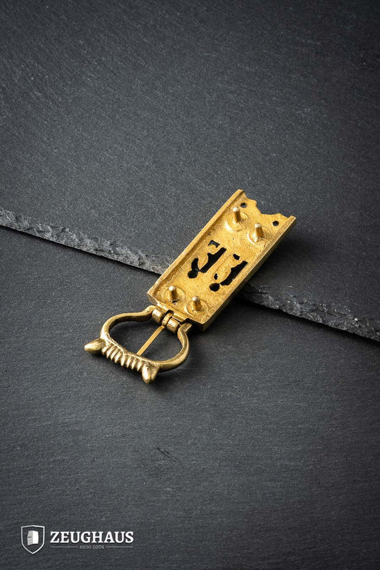 Medieval Belt Buckle Brass B-Stock - Which Mark