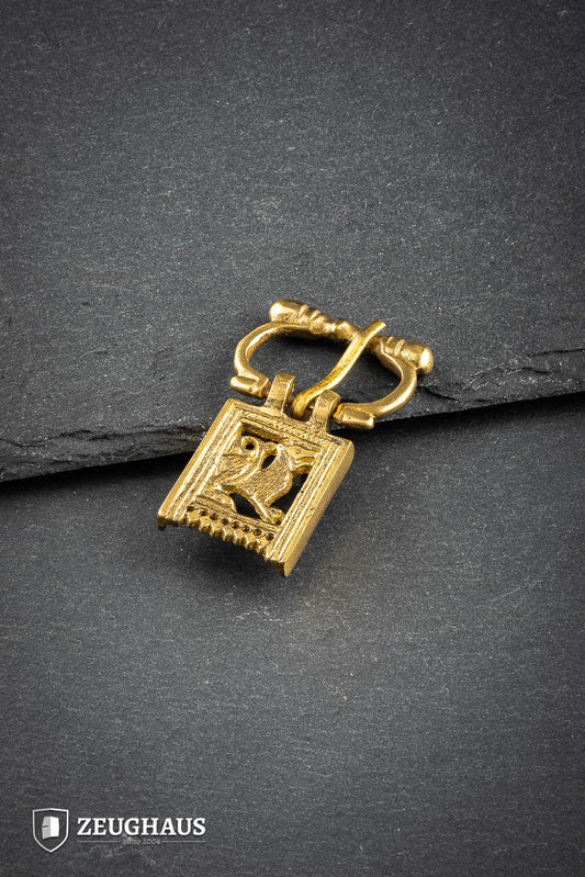 Late Middle Ages Buckle for Straps up to 20 mm Brass B-Stock - Which Mark