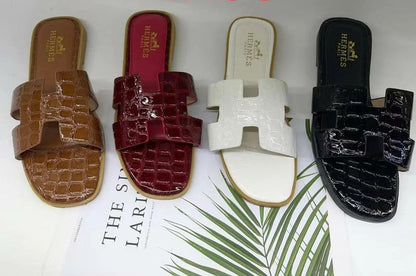 Fashion Slide Crocodile sandals - Which Mark