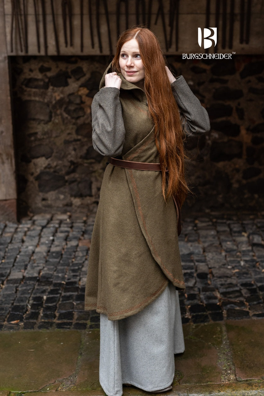 Wrap Dress Myrana Autumn Green - Which Mark