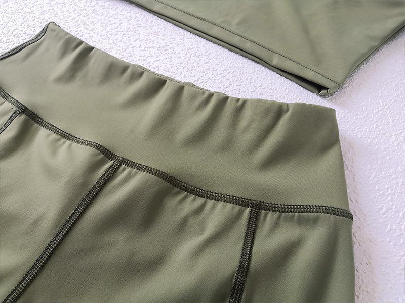Sportwear Women Yoga Sets Fitness Wear 2peice Suits High Waist Legging - Which Mark