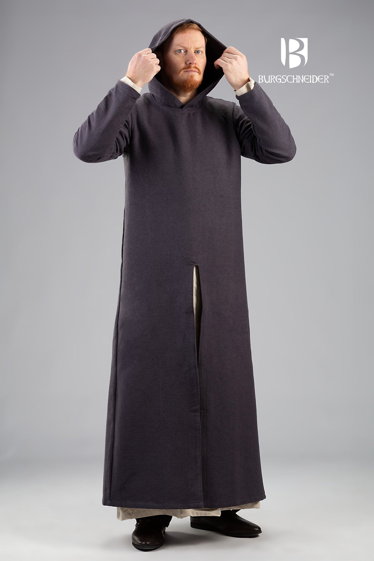 Hooded Long Tunic Renaud Grey - Which Mark