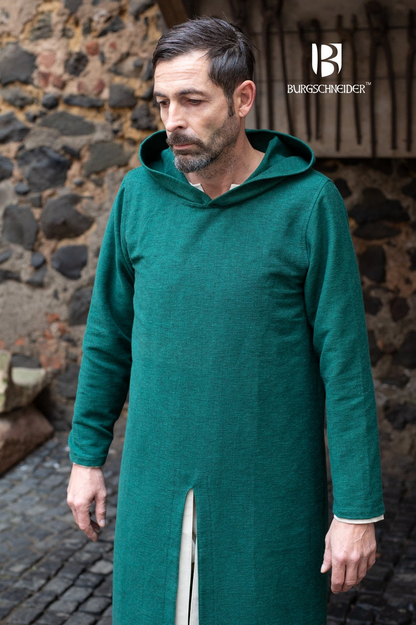 Hooded Long Tunic Renaud Green - Which Mark