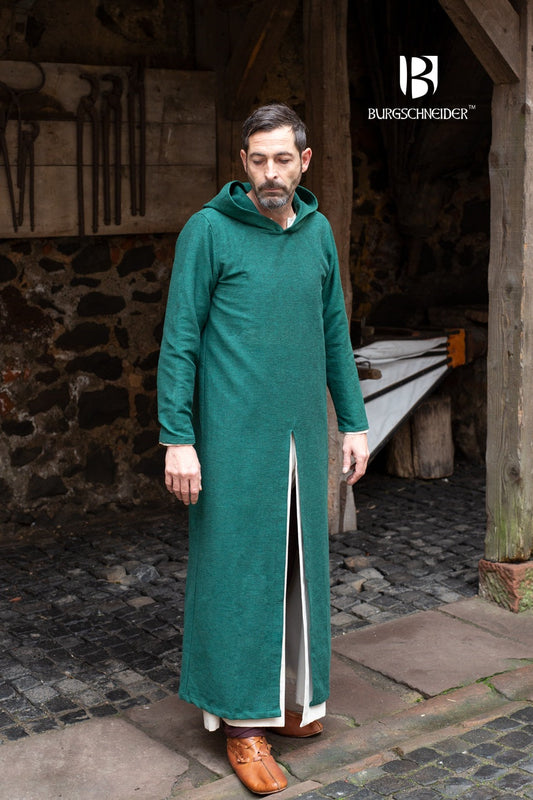 Hooded Long Tunic Renaud Green - Which Mark