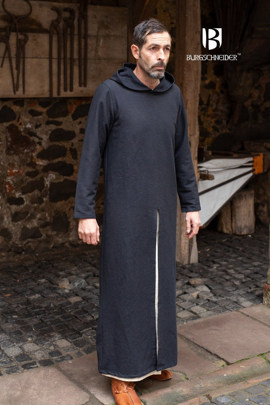 Hooded Long Tunic Renaud Black - Which Mark