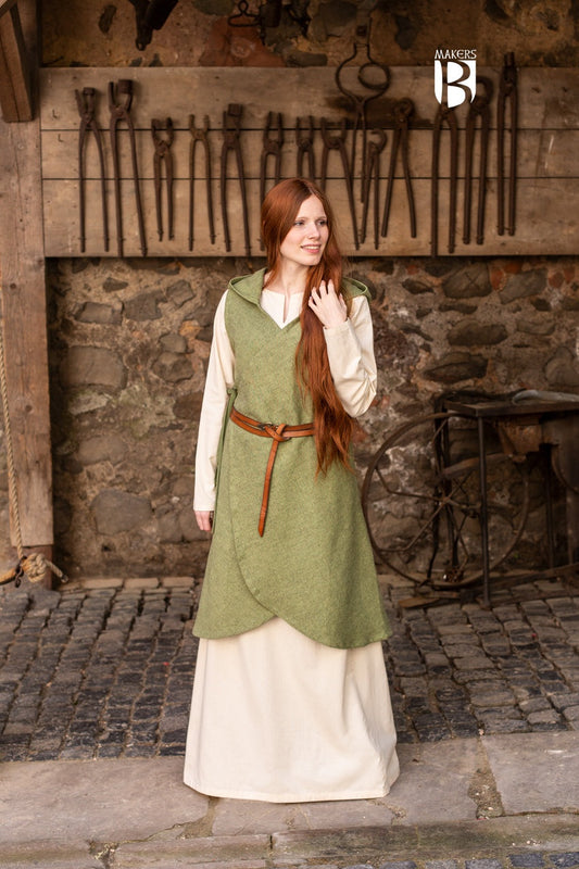 Wrap Dress Runa Linden Green - Which Mark
