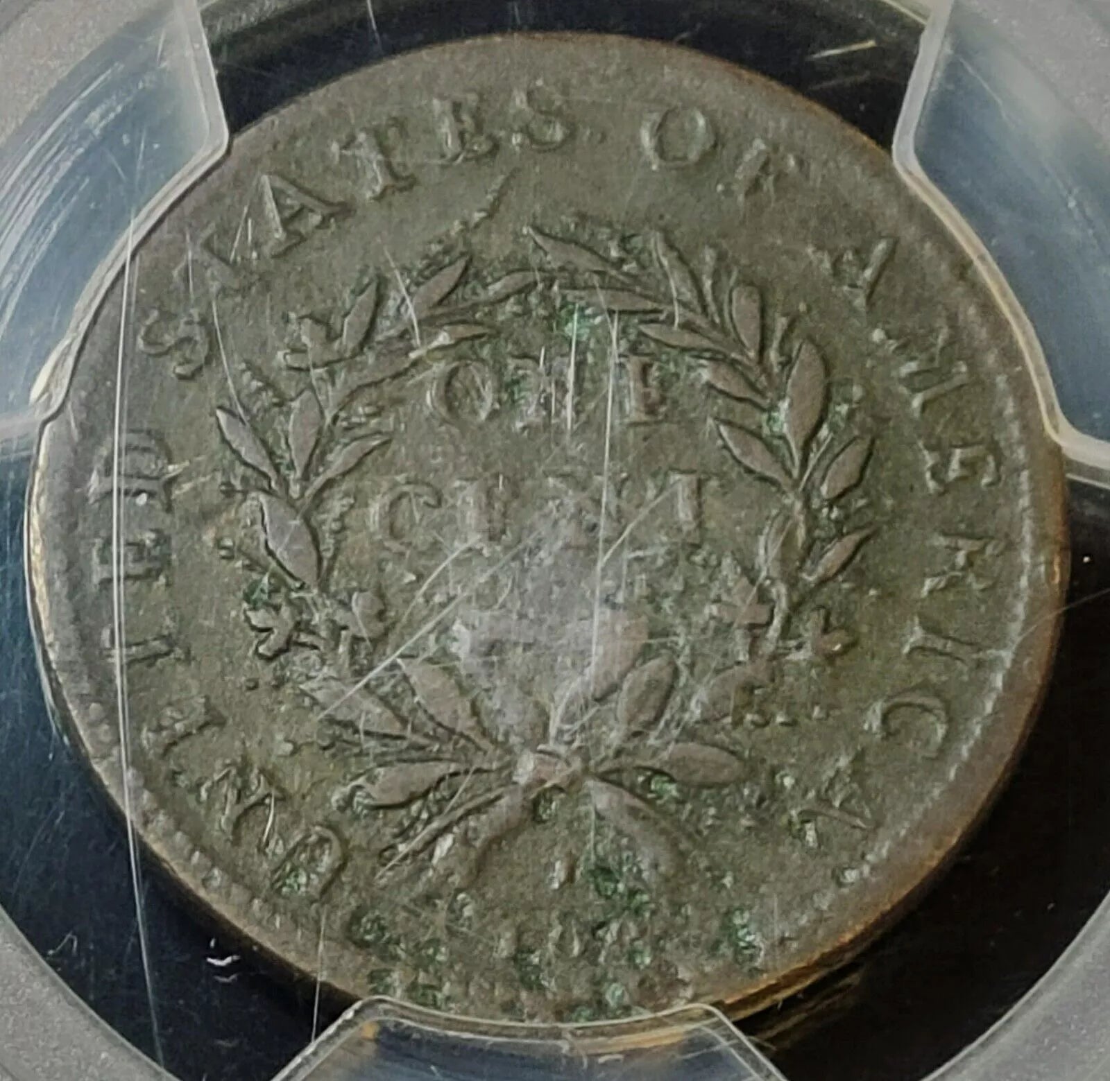 XF DETAILS 1793 Flowing Hair Large Cent Wreath S-6 Vine & Bars Edge - Which Mark