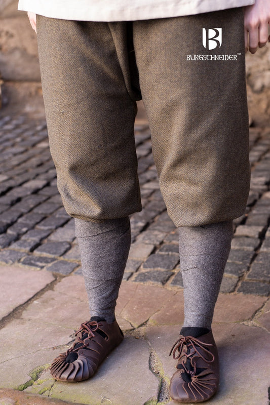 Rus Pants Tilda Herringbone Olive/Grey - Which Mark
