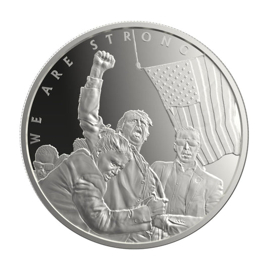 2024 TRUMP - WE ARE STRONG 1 oz Silver Round (OZ Mint) - Which Mark