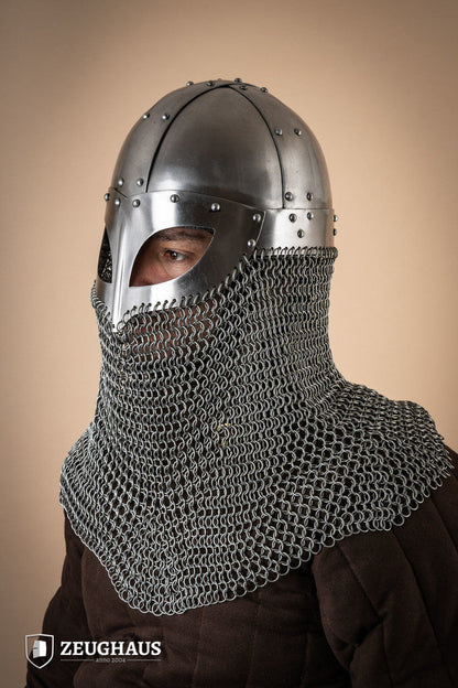 Viking Helmet with Aventail 1,6mm Polished - Which Mark