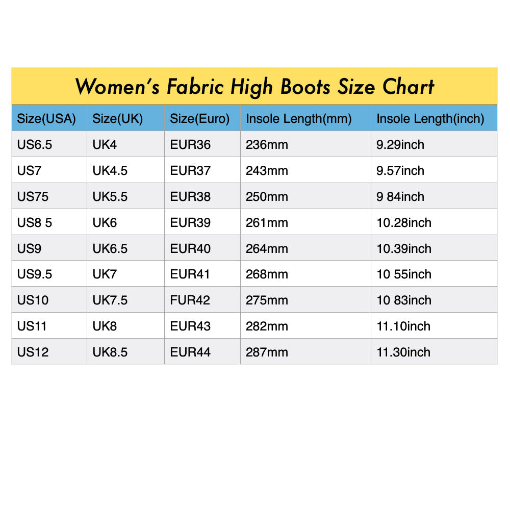 GOATS. III Women's All Over Print Fabric High Boots - Which Mark